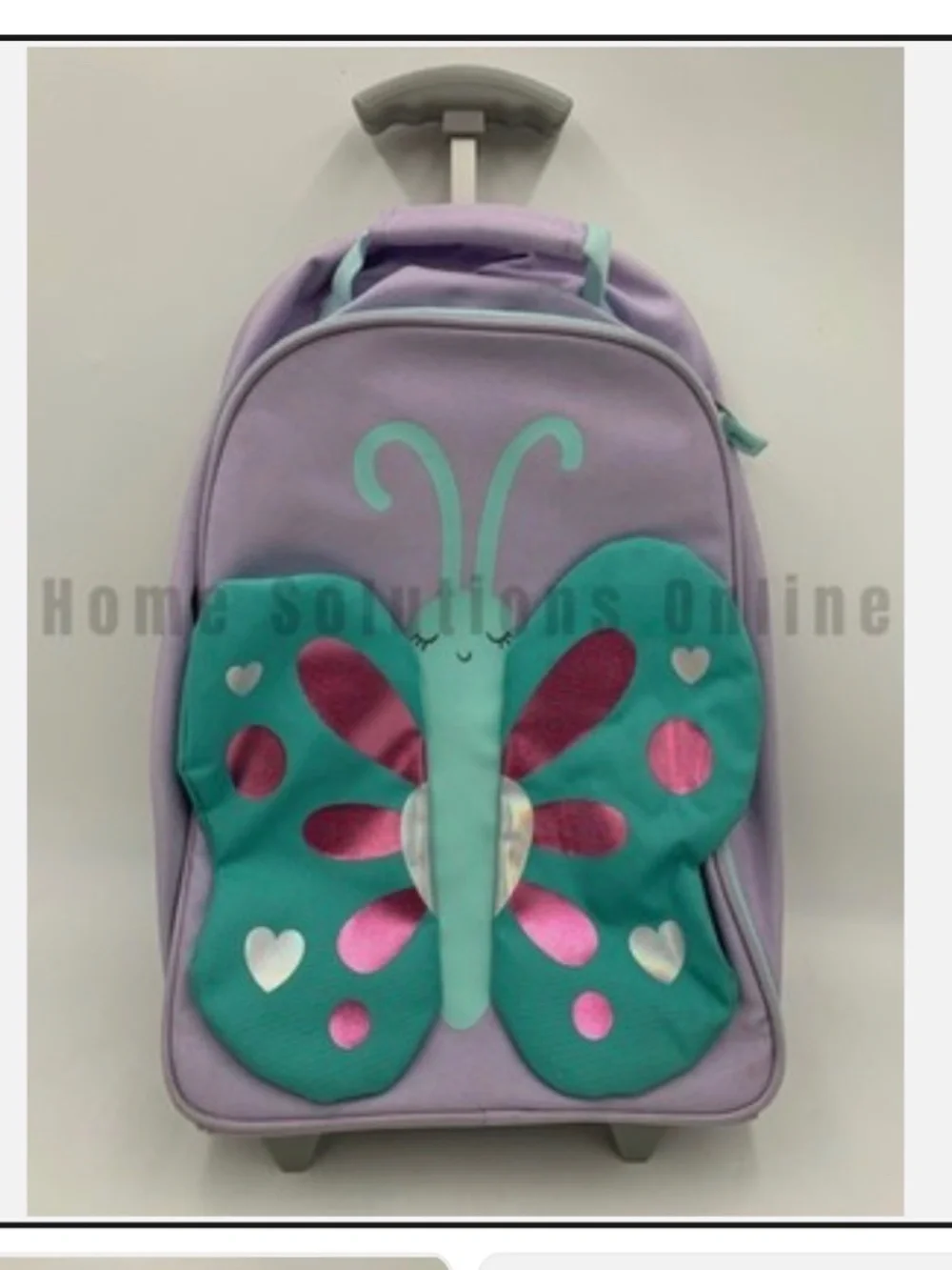 Pottery Barn Kids Little Critter Butterfly Luggage Purple 18